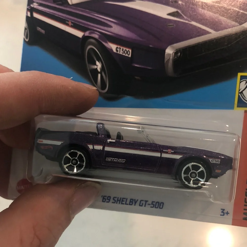 Purple '69 Shelby GT-500 Toy Car